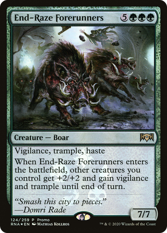 {R} End-Raze Forerunners [Ravnica Allegiance Promos][PA RNA 124]