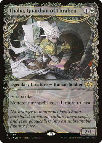 {R} Thalia, Guardian of Thraben (Halo Foil) [Multiverse Legends][MUL 137]