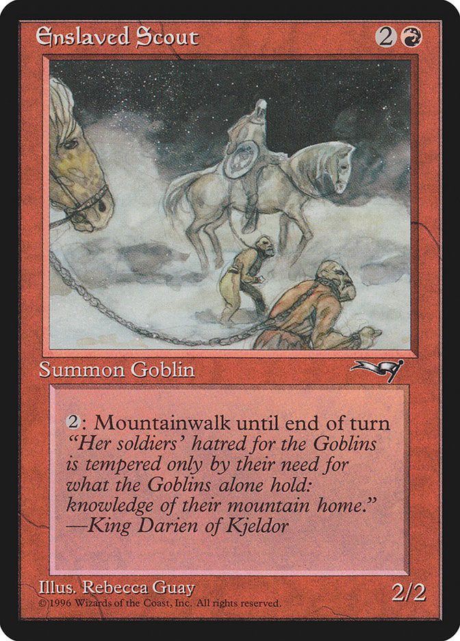 {C} Enslaved Scout (Horse Art) [Alliances][ALL 71B]