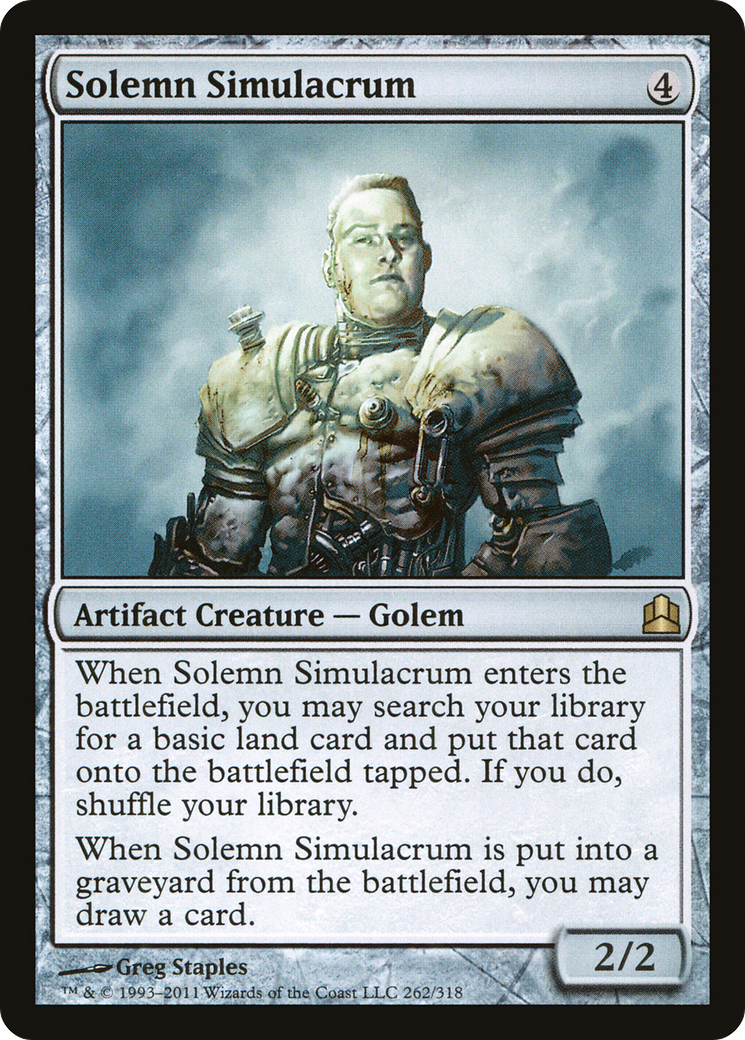 {R} Solemn Simulacrum [Commander 2011][CMD 262] - Misty Mountain Games
