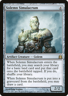 {R} Solemn Simulacrum [Commander 2011][CMD 262] - Misty Mountain Games