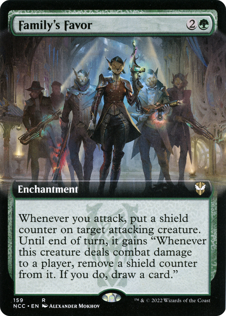 {R} Family's Favor (Extended Art) [Streets of New Capenna Commander][NCC 159]