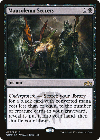 {R} Mausoleum Secrets [Guilds of Ravnica][GRN 075]