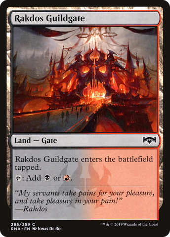 {C} Rakdos Guildgate (255/259) [Ravnica Allegiance][RNA 255]