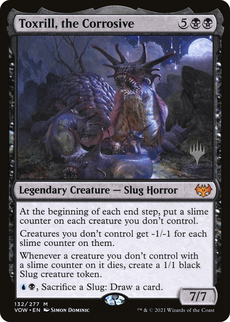 {R} Toxrill, the Corrosive (Promo Pack) [Innistrad: Crimson Vow Promo Pack][PP VOW 132]