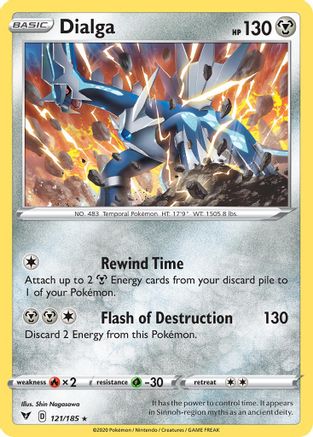 [PKM-R] Dialga (121/185) (Theme Deck Exclusive) [Sword & Shield: Vivid Voltage]