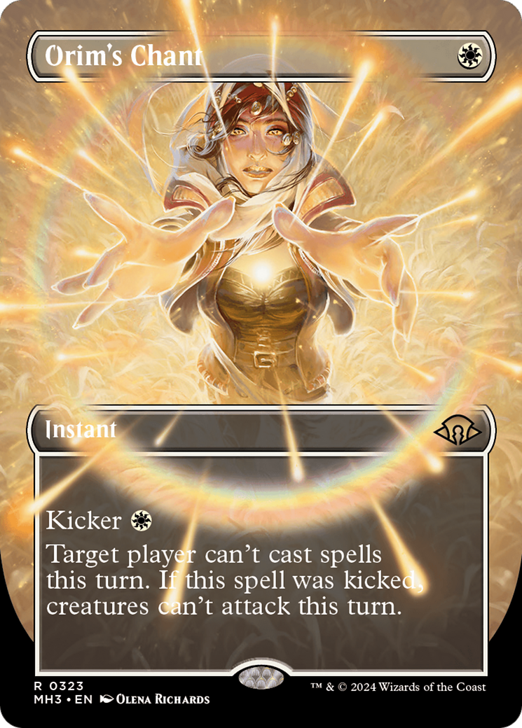 {R} Orim's Chant (Borderless) [Modern Horizons 3][MH3 323]