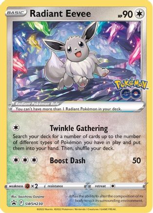[PKM-R] Radiant Eevee (SWSH230) [Sword & Shield: Black Star Promos]