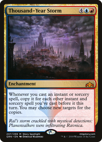 {R} Thousand-Year Storm [Guilds of Ravnica][GRN 207]