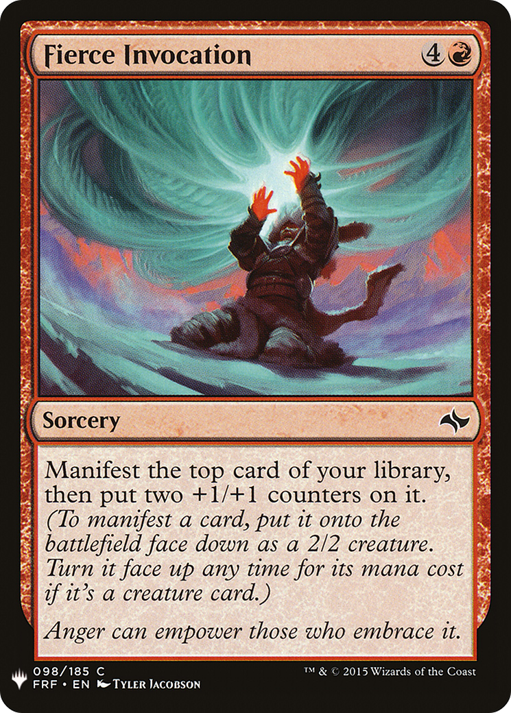 {C} Fierce Invocation [Mystery Booster][LS FRF 098]
