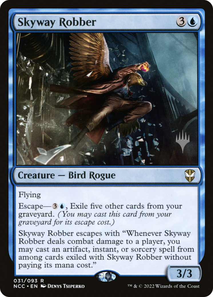 {R} Skyway Robber (Promo Pack) [Streets of New Capenna Commander Promos][PP NCC 031]