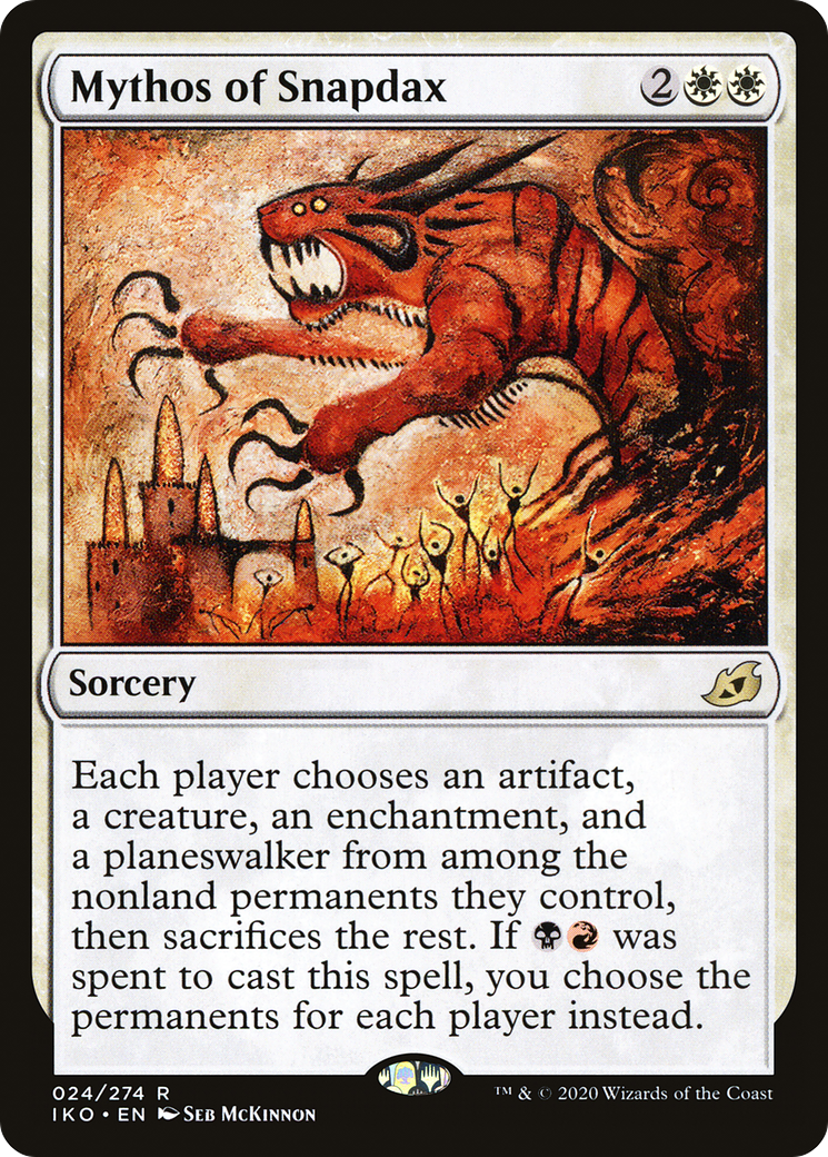 {R} Mythos of Snapdax [Ikoria: Lair of Behemoths][IKO 024]
