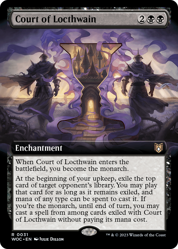 {R} Court of Locthwain (Extended Art) [Wilds of Eldraine Commander][WOC 031]