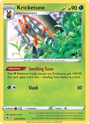 [PKM] Kricketune (010/189) [Sword & Shield: Astral Radiance]
