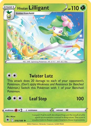 [PKM] Hisuian Lilligant (016/189) [Sword & Shield: Astral Radiance]