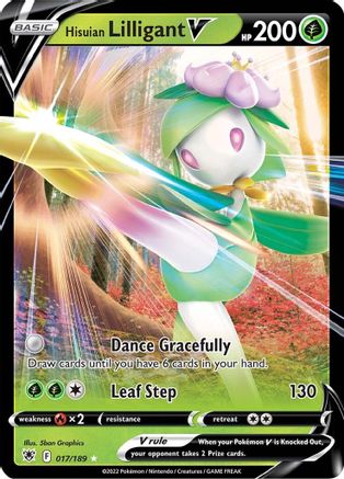 [PKM-R] Hisuian Lilligant V (017/189) [Sword & Shield: Astral Radiance]