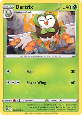 [PKM] Dartrix (020/189) [Sword & Shield: Astral Radiance]