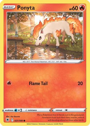 [PKM] Ponyta (021/189) [Sword & Shield: Astral Radiance]