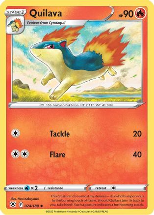 [PKM] Quilava (024/189) [Sword & Shield: Astral Radiance]