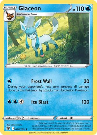 [PKM-R] Glaceon (038/189) [Sword & Shield: Astral Radiance]