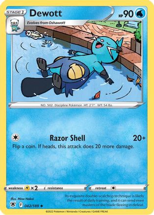 [PKM] Dewott (042/189) [Sword & Shield: Astral Radiance]