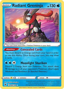 [PKM] Radiant Greninja (046/189) [Sword & Shield: Astral Radiance]