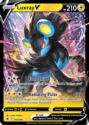 [PKM-R] Luxray V (050/189) [Sword & Shield: Astral Radiance]
