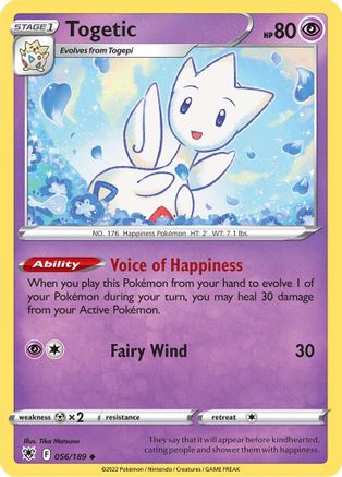 [PKM] Togetic (056/189) [Sword & Shield: Astral Radiance]