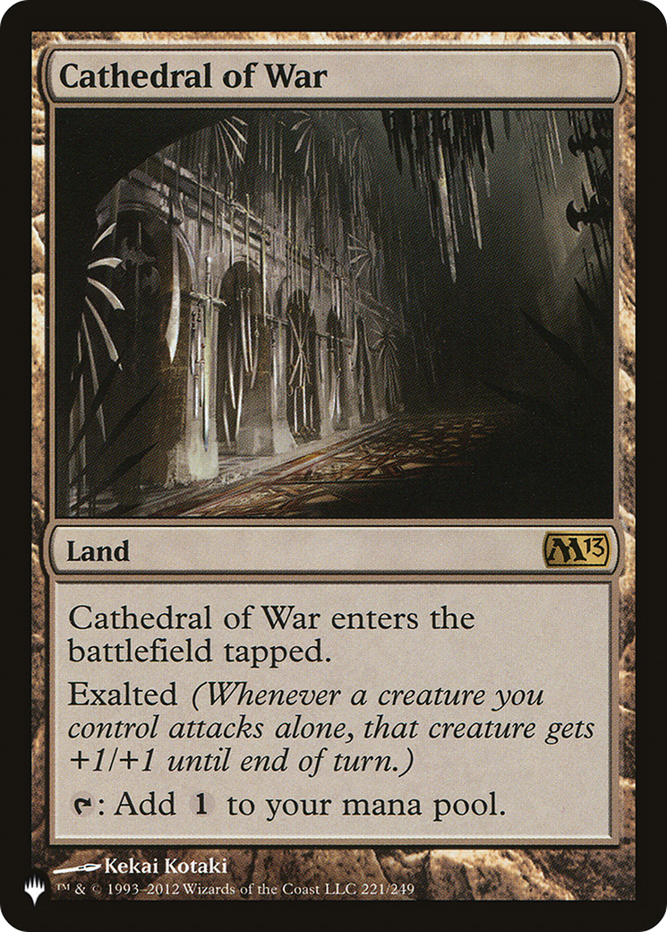 Cathedral of War [LIST 221/249]