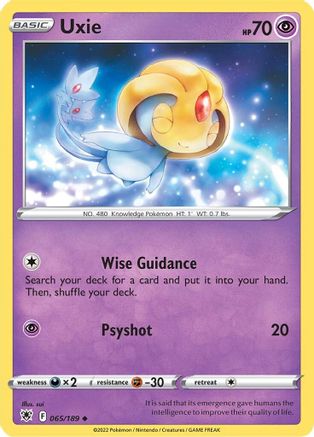 [PKM] Uxie (065/189) [Sword & Shield: Astral Radiance]