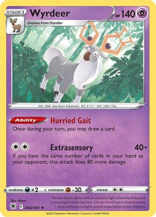 [PKM] Wyrdeer (069/189) [Sword & Shield: Astral Radiance]
