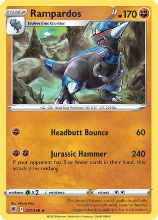 [PKM] Rampardos (077/189) [Sword & Shield: Astral Radiance]