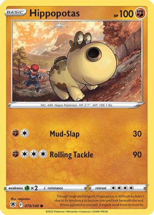 [PKM] Hippopotas (079/189) [Sword & Shield: Astral Radiance]