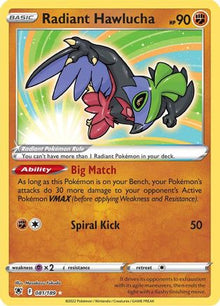 [PKM] Radiant Hawlucha (081/189) [Sword & Shield: Astral Radiance]
