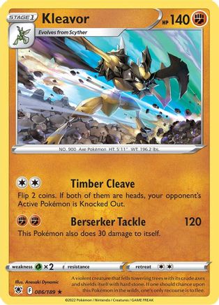 [PKM] Kleavor (086/189) [Sword & Shield: Astral Radiance]