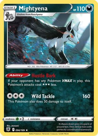 [PKM] Mightyena (096/189) [Sword & Shield: Astral Radiance]
