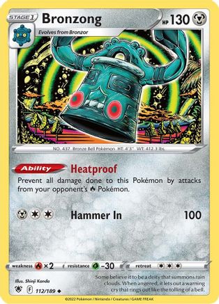 [PKM] Bronzong (112/189) [Sword & Shield: Astral Radiance]
