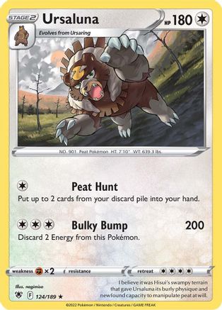 [PKM] Ursaluna (124/189) [Sword & Shield: Astral Radiance]