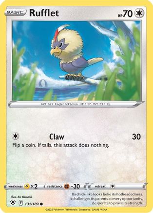 [PKM-C] Rufflet (131/189) [Sword & Shield: Astral Radiance]