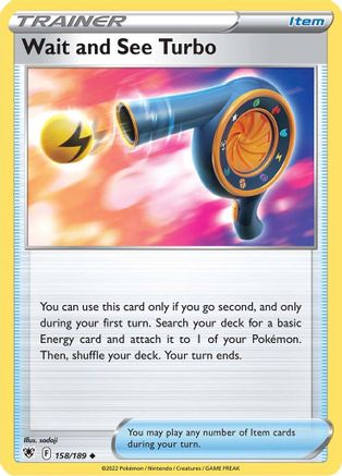 [PKM] Wait and See Turbo (158/189) [Sword & Shield: Astral Radiance]
