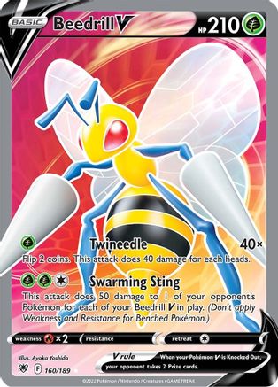 [PKM-R] Beedrill V (160/189) [Sword & Shield: Astral Radiance]