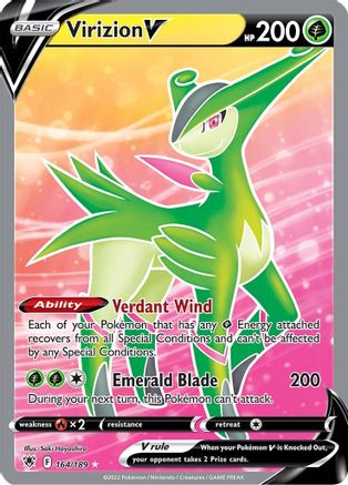 [PKM] Virizion V (164/189) [Sword & Shield: Astral Radiance]