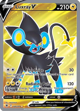 [PKM-R] Luxray V (168/189) [Sword & Shield: Astral Radiance]