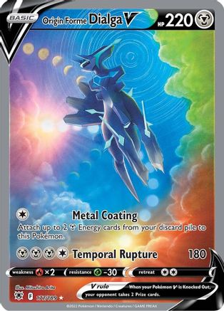 [PKM] Origin Forme Dialga V (177/189) [Sword & Shield: Astral Radiance]