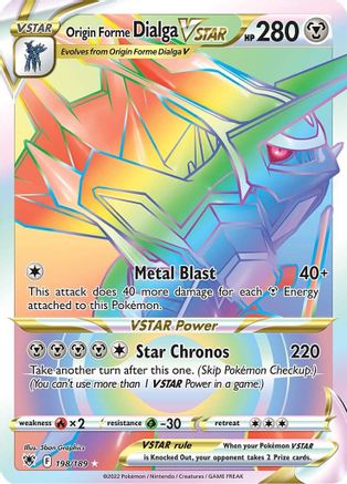 [PKM-R] Origin Forme Dialga VSTAR (198/189) [Sword & Shield: Astral Radiance]