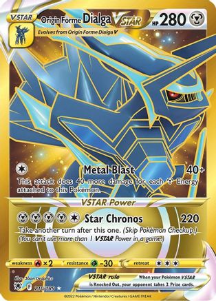 [PKM] Origin Forme Dialga VSTAR (210/189) [Sword & Shield: Astral Radiance]