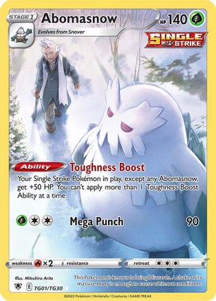 [PKM] Abomasnow (TG01/TG30) [Sword & Shield: Astral Radiance]
