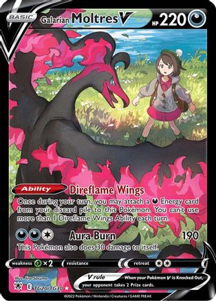 [PKM] Galarian Moltres V (TG20/TG30) [Sword & Shield: Astral Radiance]