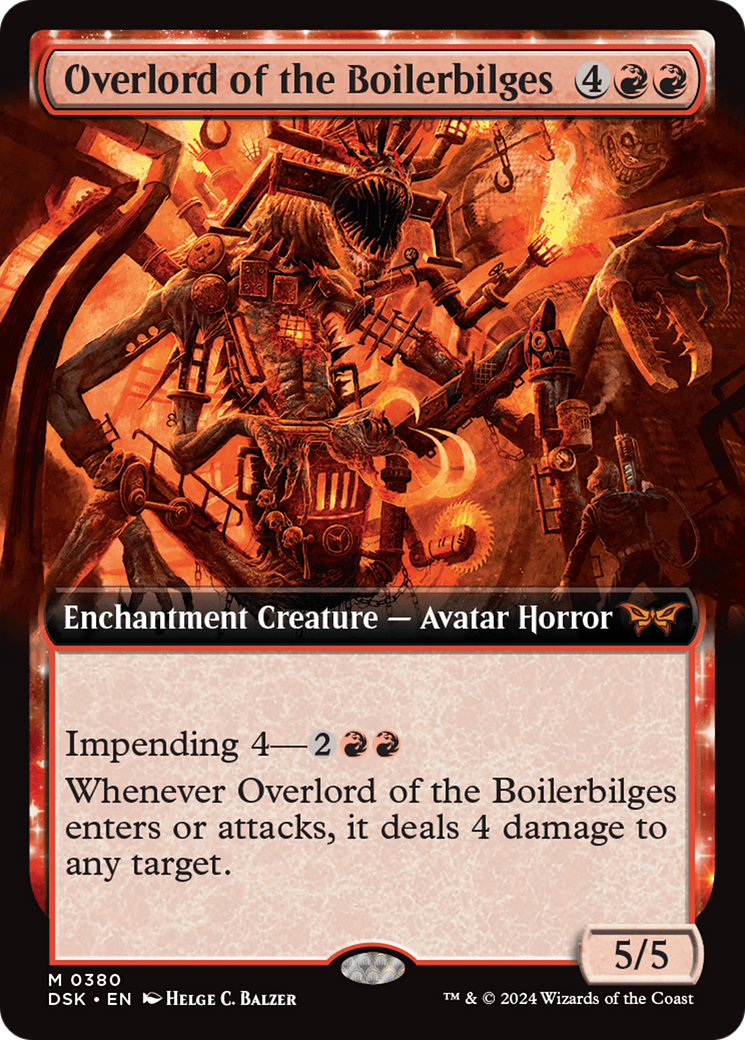 {@R} Overlord of the Boilerbilges (Extended Art) [Duskmourn: House of Horror][DSK 380]