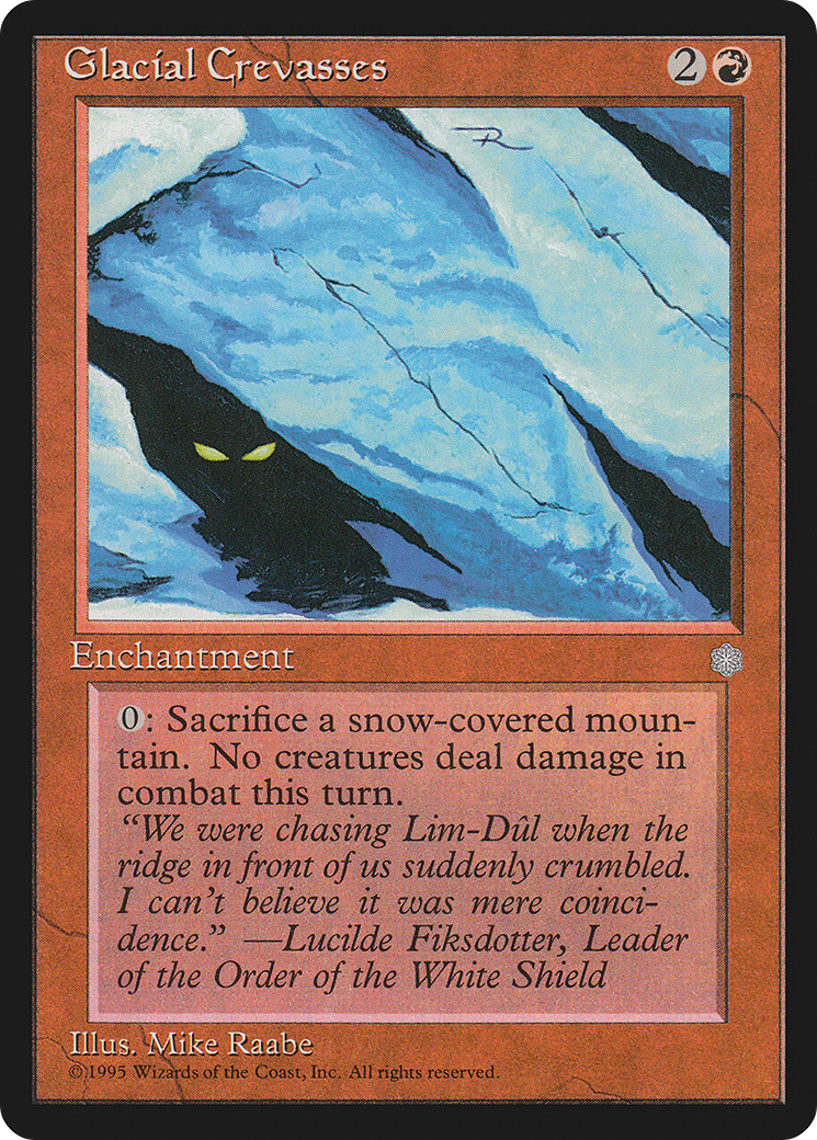 {R} Glacial Crevasses [Ice Age][ICE 187] - Misty Mountain Games